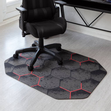 Red best sale chair mat